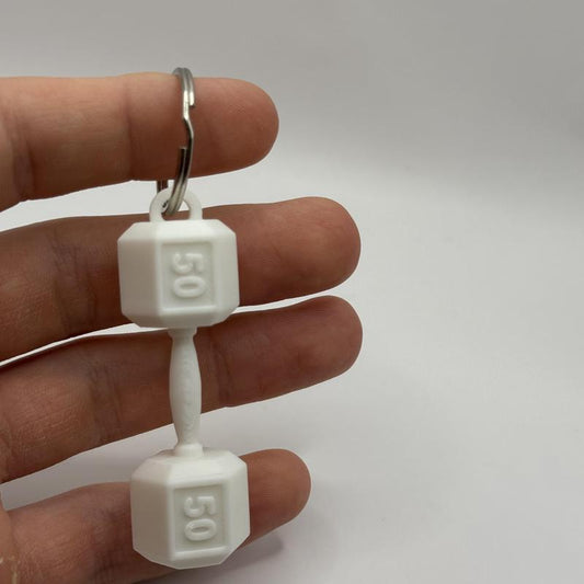 Dumbbell Gym Keychain - Gym Weight Accessory for Fitness Enthusiasts